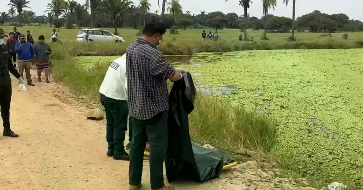 Este es el momento cuando se levanta el cuerpo de la víctima