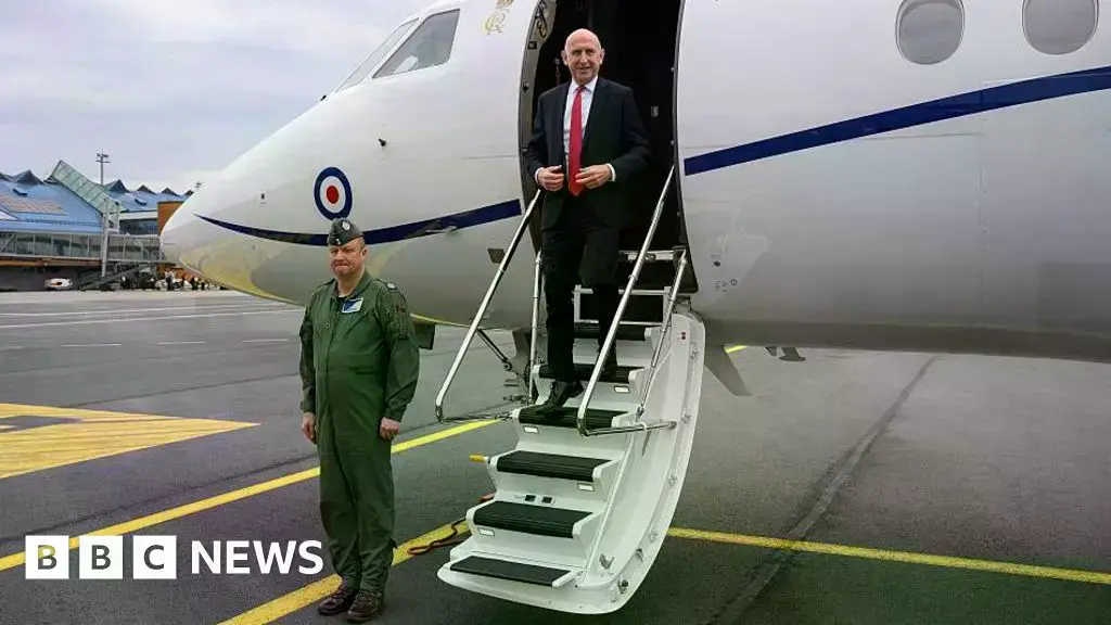 El secretario de Defensa, John Healey, visitó Estonia a principios de esta semana.