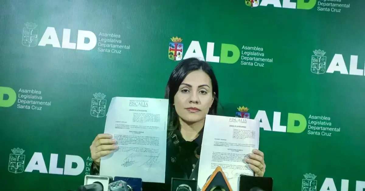 María René Álvarez presentó un exhorto urgente a la Policía Boliviana para intervenir en el bloqueo de San Julián.