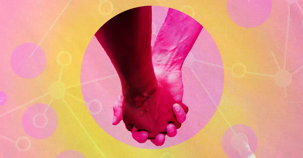 Ilustración de aplicaciones de citas gay con privacidad.