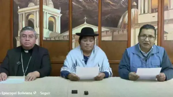 Representantes de la Iglesia Católica, Derechos Humanos y la Defensoría del Pueblo.
