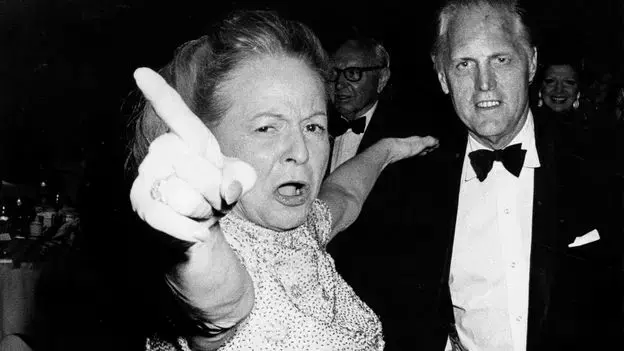 Martha Mitchell, una socialité de Washington cuyo marido estuvo implicado en el escándalo Watergate.