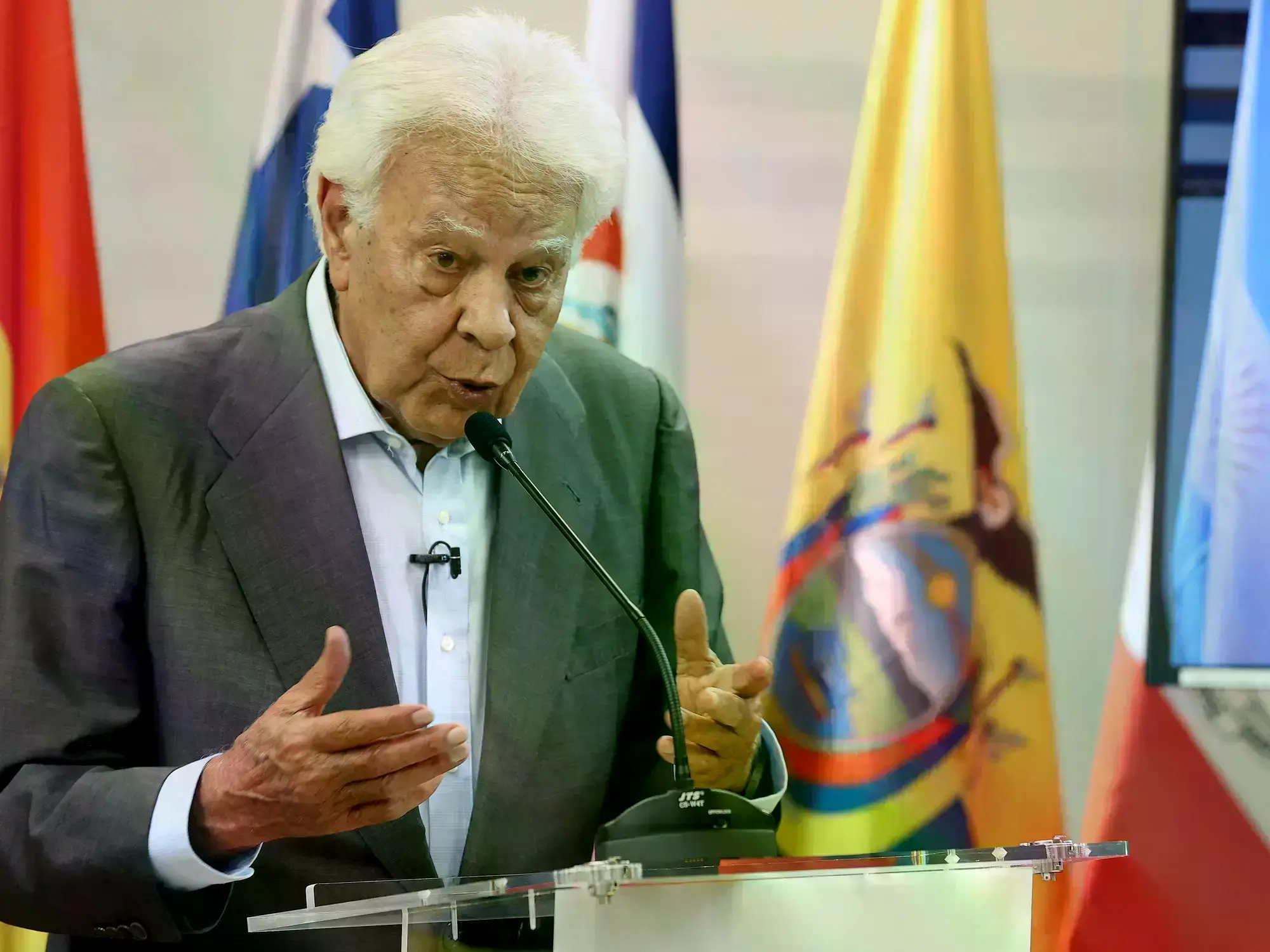 El expresidente del Gobierno, Felipe González, en Madrid.