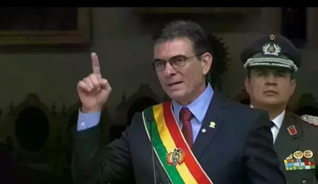 El presidente Rodrigo Paz en la Casa de la Libertad.