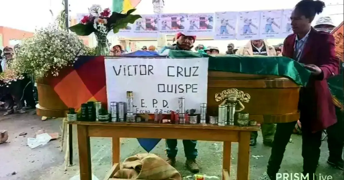 Velorio del fallecido. Foto: Captura de video/RR.SS.