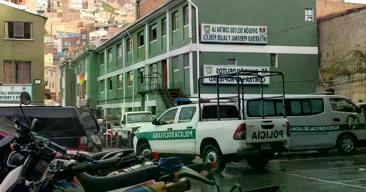 El hombre aprehendido fue llevado a la Policía