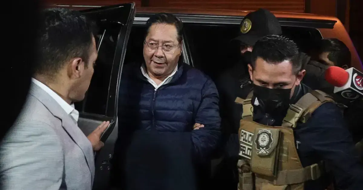 Luis Arce está recluido en la cárcel de San Pedro