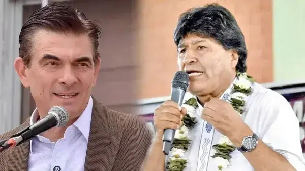 Rodrigo Paz y Evo Morales