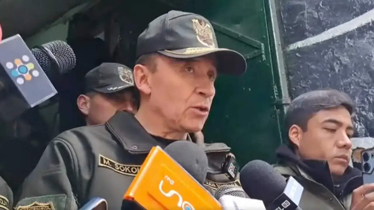 Mirko Sokol, comandante de la Policía boliviana