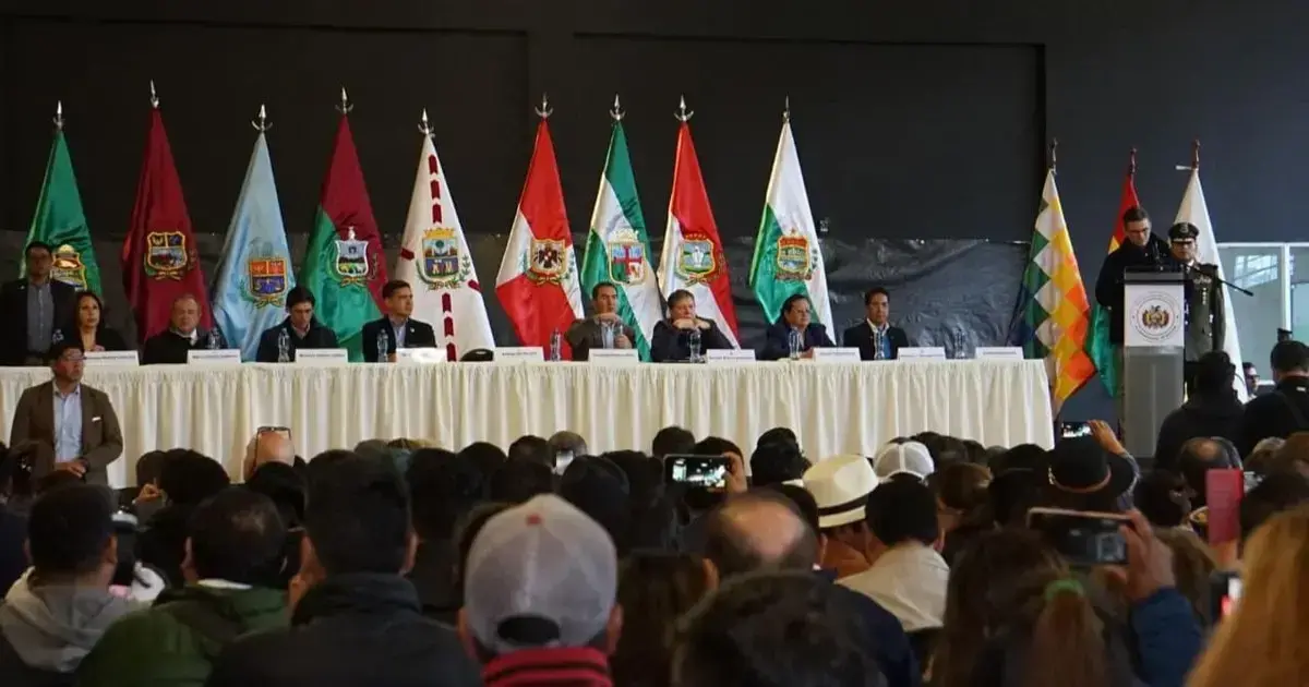 El encuentro en La Paz.