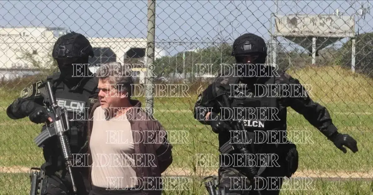 Gerson Palermo fue custodiado por agentes de la Felcn.