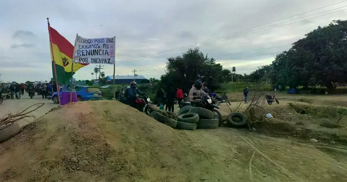 Imagen referencial. 26/05/26 Bloqueo en San Julián