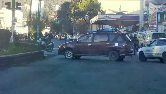 Los bloqueos en La Paz.