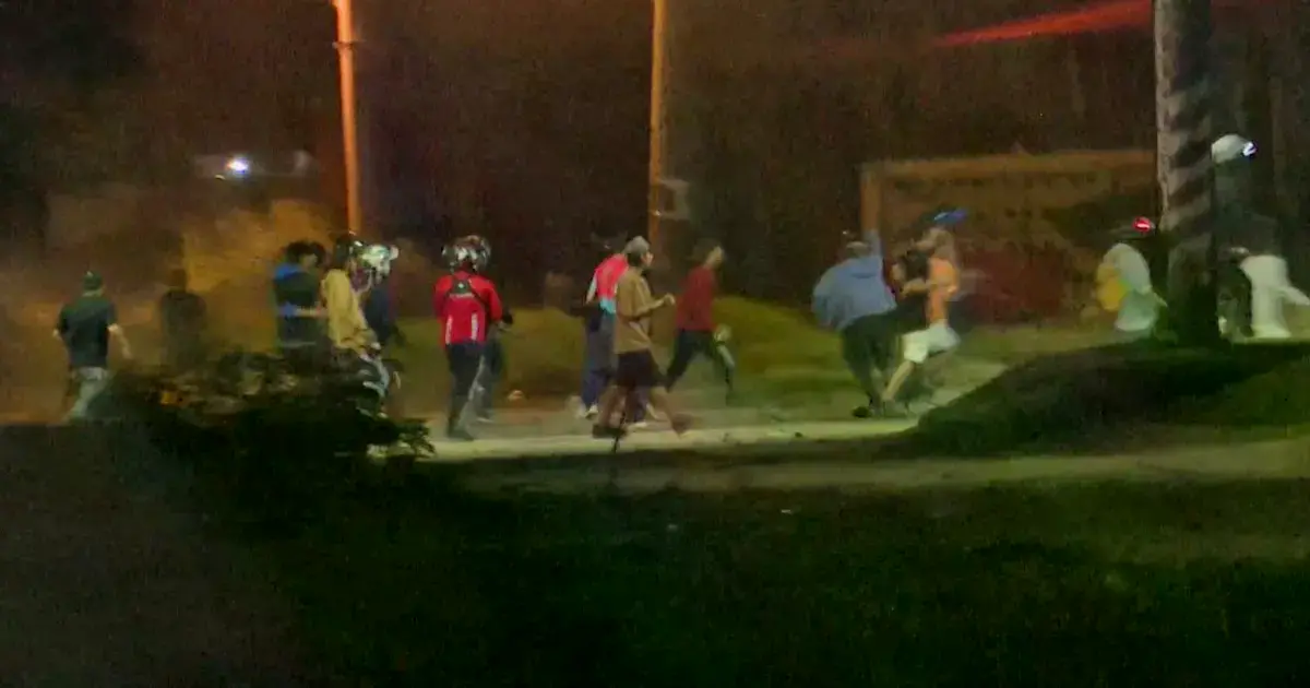 Enfrentamientos en la zona de la Villa Primero de Mayo