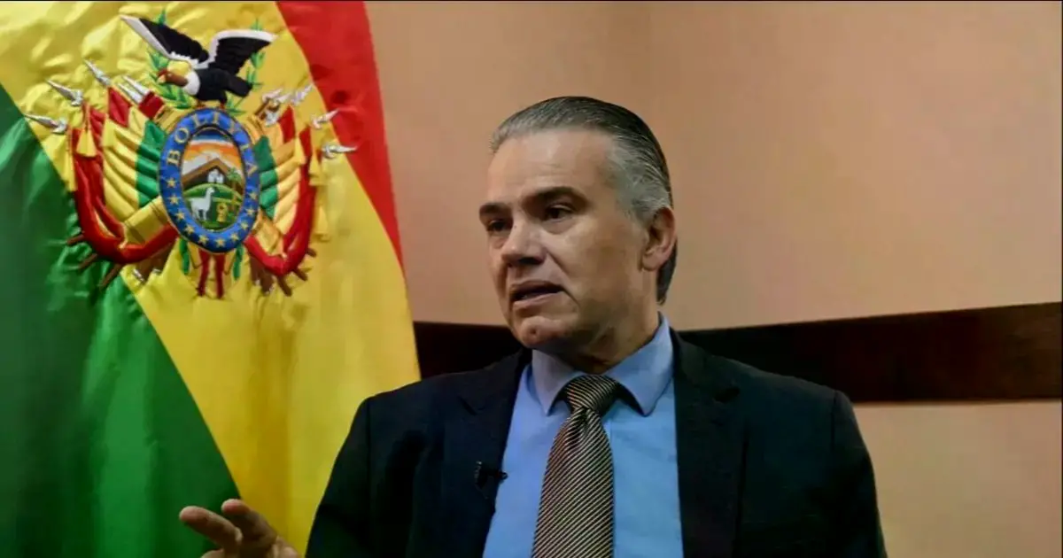 Ernesto Justiniano, viceministro de Defensa Social y Sustancias Controladas. Foto: AFP