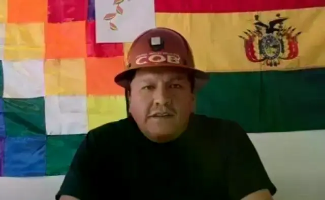 El ejecutivo de la Central Obrera Boliviana (COB), Mario Argollo.