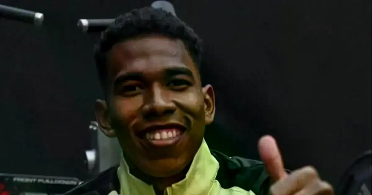 Diego Medina en una anterior concentración de la Selección.