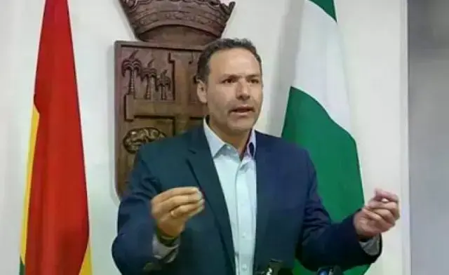 El vicepresidente del Comité pro Santa Cruz, Agustín Zambrana. Foto: Archivo Sucre/CORREO DEL SUR DIGITAL