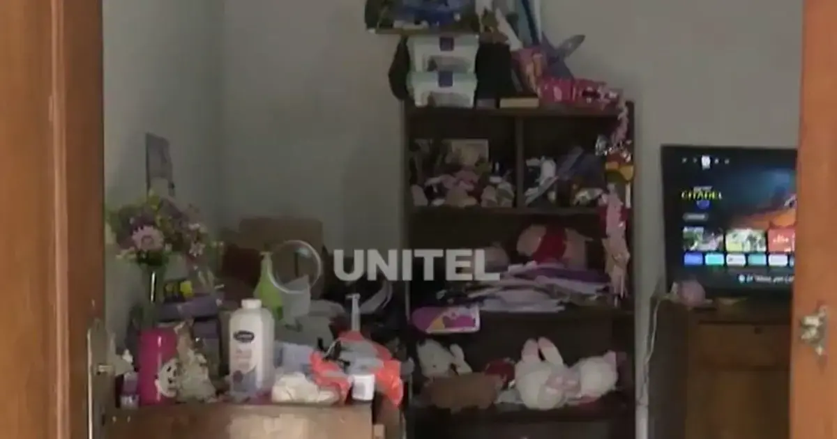 Una de las habitaciones revisadas por los delincuentes