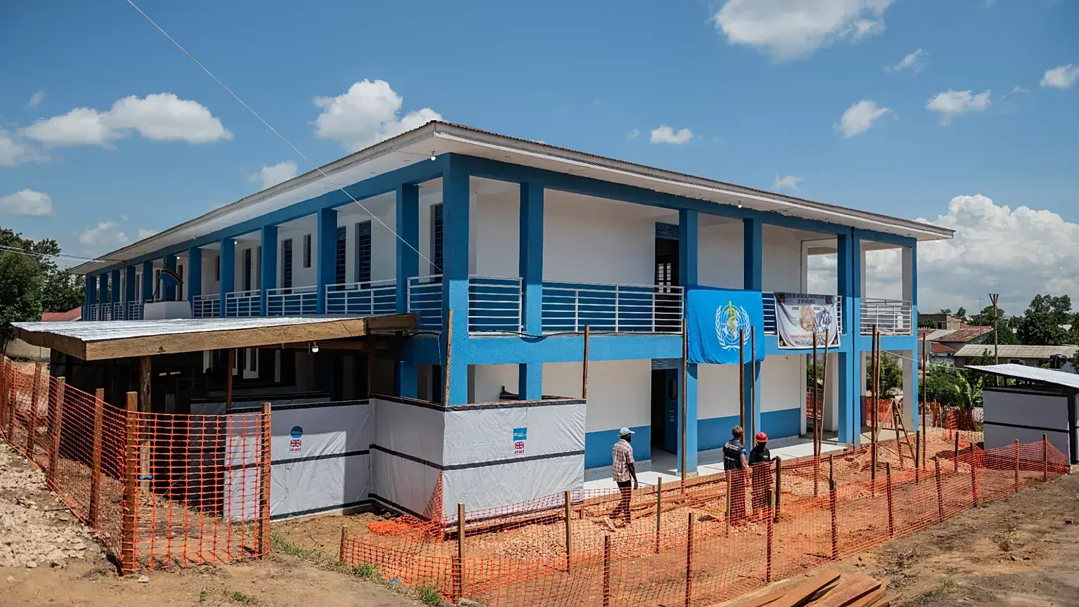 Centro de salud en la República Democrática del Congo