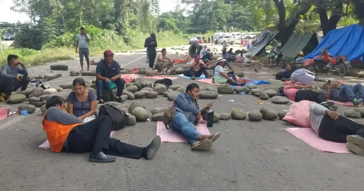 Bloqueo en Villa Tunari