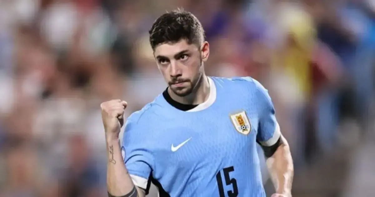 Federico Valverde, líder y capitán de la selección uruguaya.
