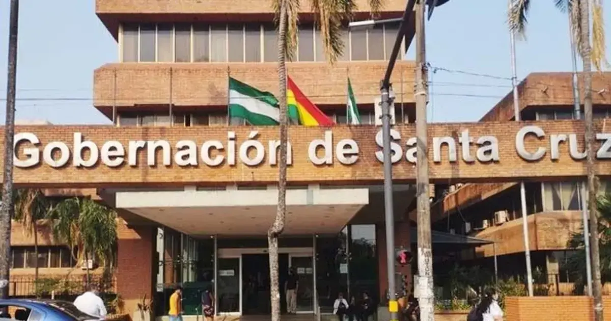 Frontis de la Gobernación de Santa Cruz