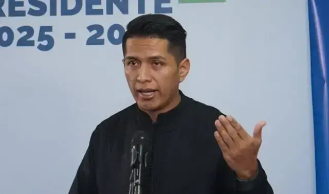 Una aparición anterior del excandidato presidencial Andrónico Rodríguez.