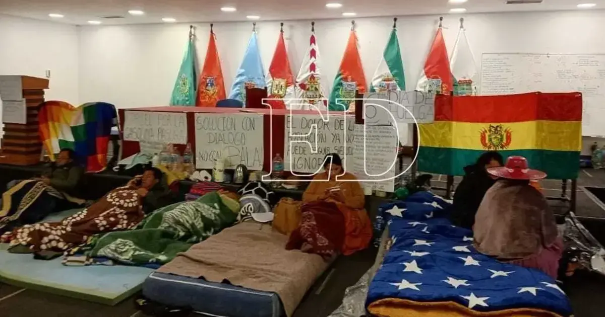 Huelga de hambre en la Asamblea.