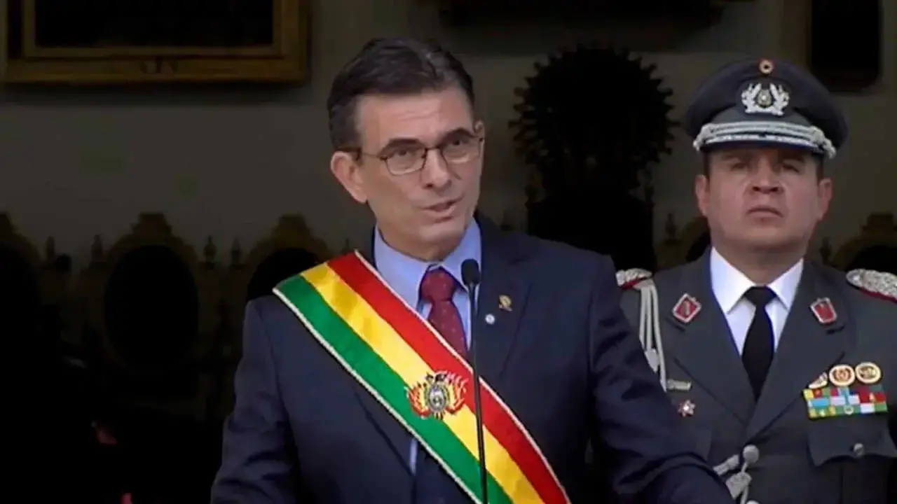 Rodrigo Paz, presidente de Bolivia.
