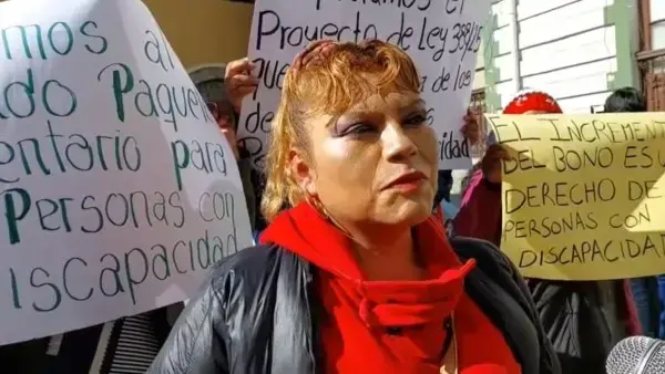 Beatriz Ríos, representante de los familiares de personas con discapacidad