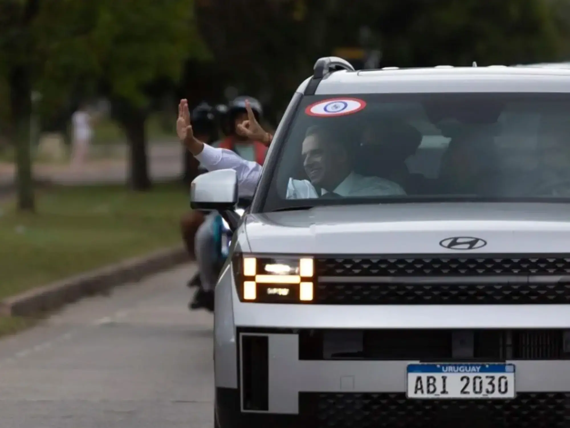 La camioneta Hyundai del presidente uruguayo Yamandu Oris en el centro de la polemica.