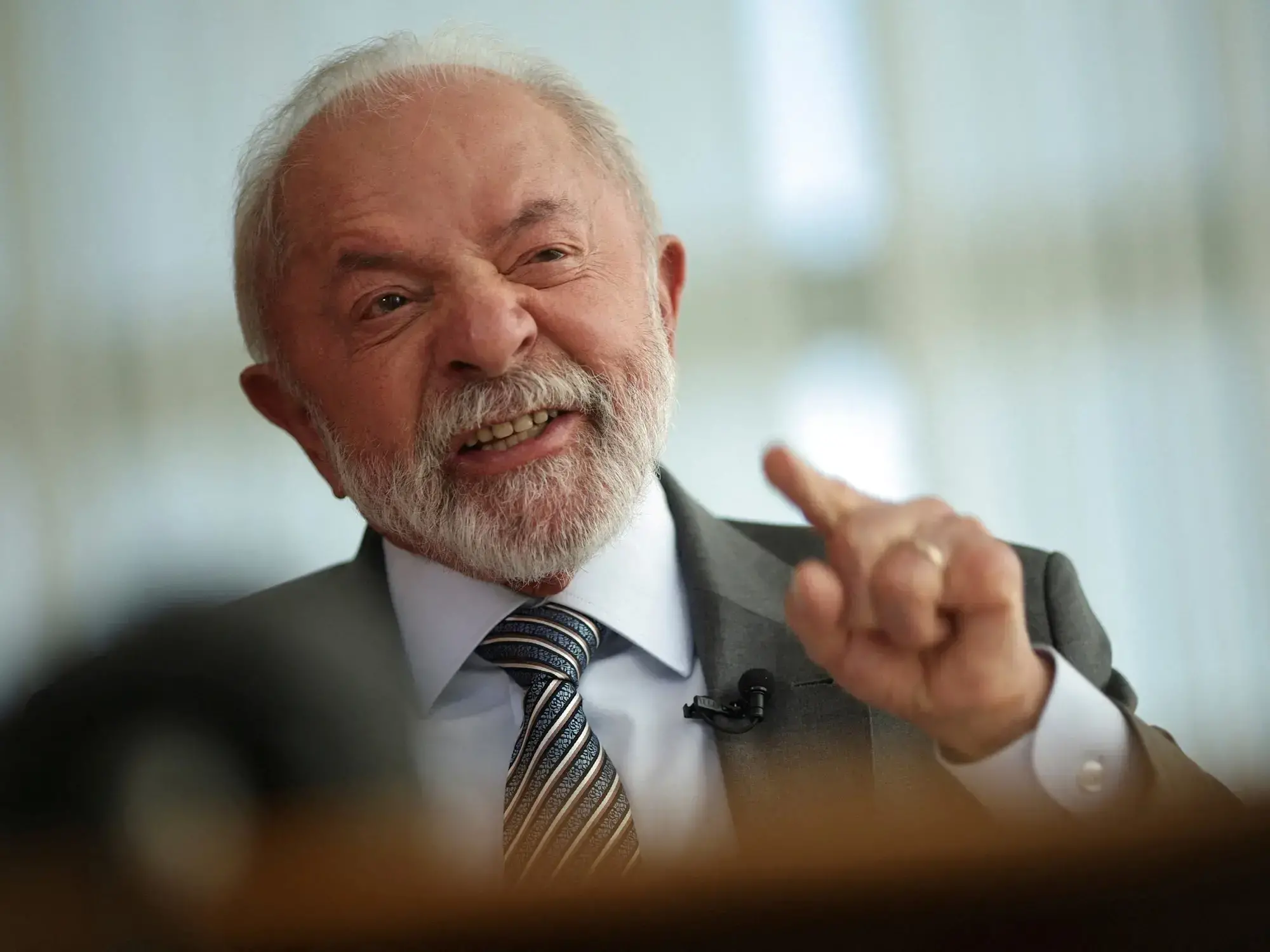 Luiz Inacio Lula da Silva, en el palacio de Alvorada.
