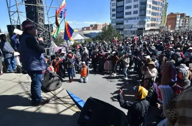 El cabildo desarrollado este martes en El Alto.