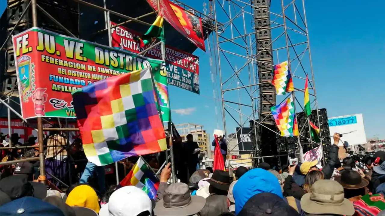 Cabildo de El Alto./ Foto: Franz Chavez