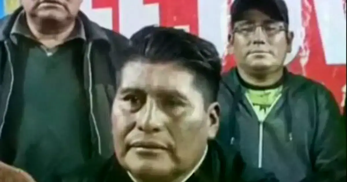 Justino Apaza, dirigente vecinal