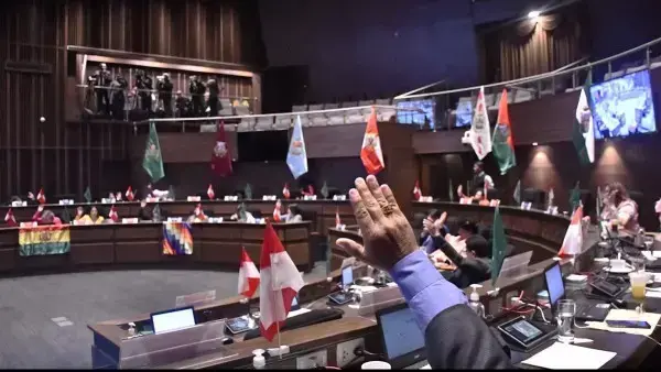 Sesión del Senado.