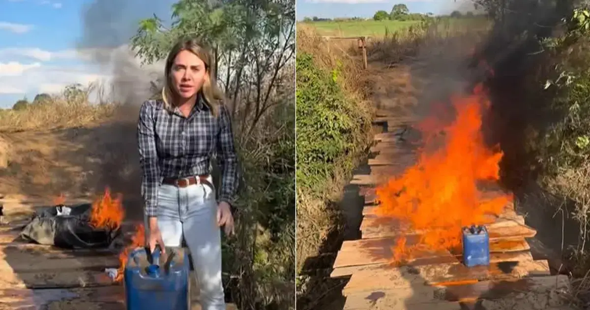 Propietaria quema puente para frenar avasallamiento en predio Santa Rita