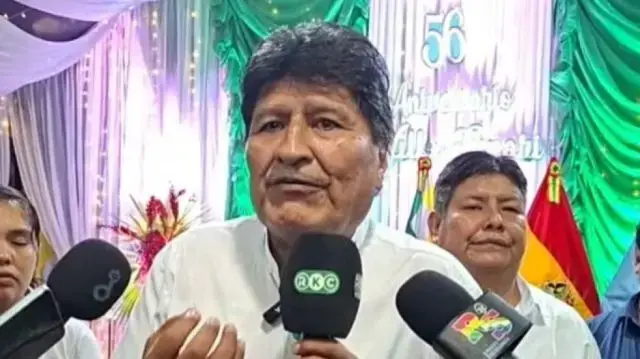 El líder cocalero Evo Morales.