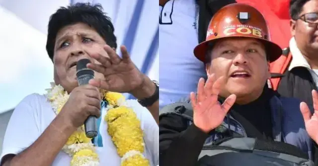 Evo Morales y Mario Argollo