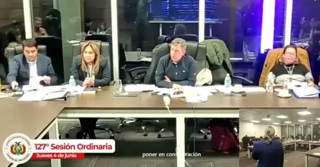 Sesión de la Cámara de Senadores