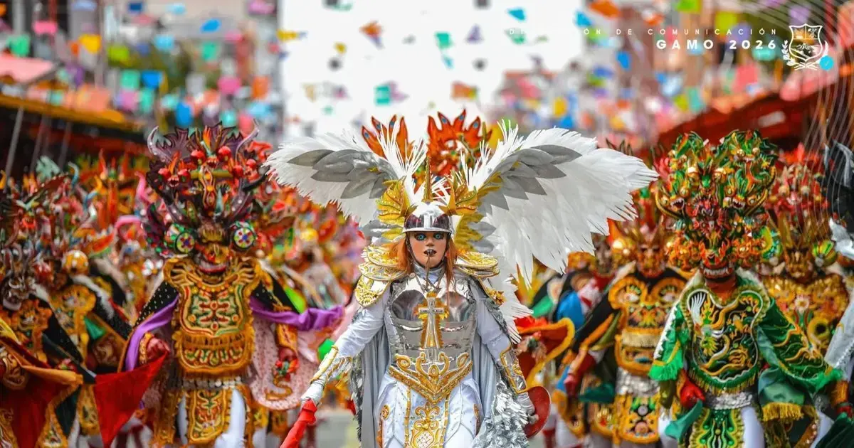 La Diablada durante el Carnaval de Oruro 2025