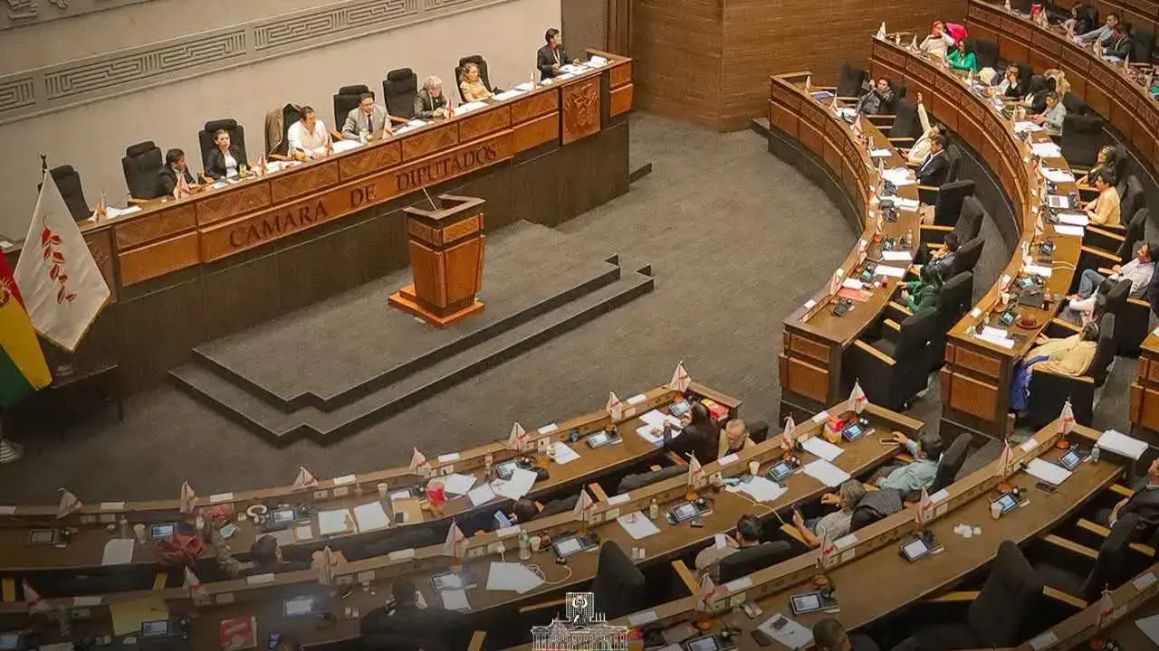 Sesión de la Cámara de Diputados.