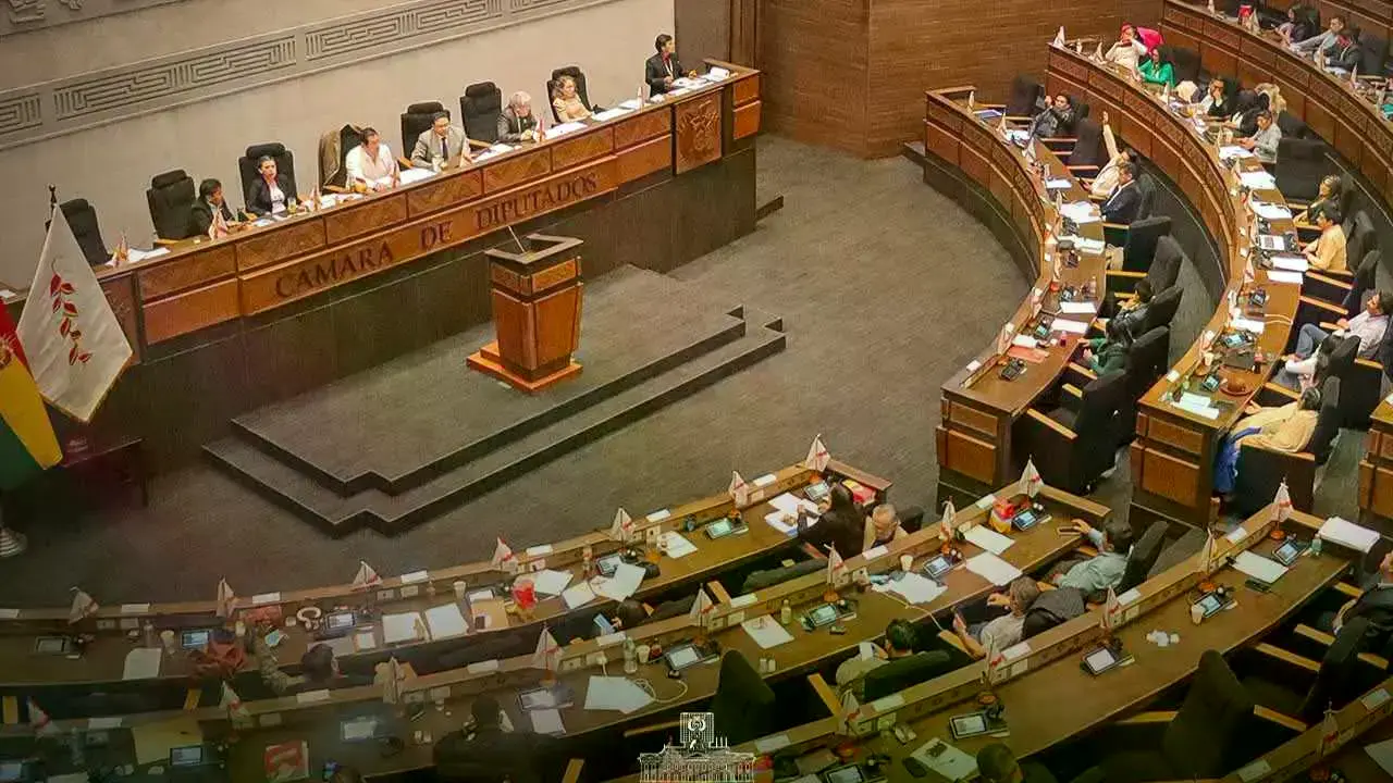 Cámara de Diputados de Bolivia aprueba en grande ley de estados de excepción
