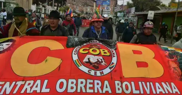 COB denuncia “cacería humana” y pide intervención internacional por detenciones de dirigentes