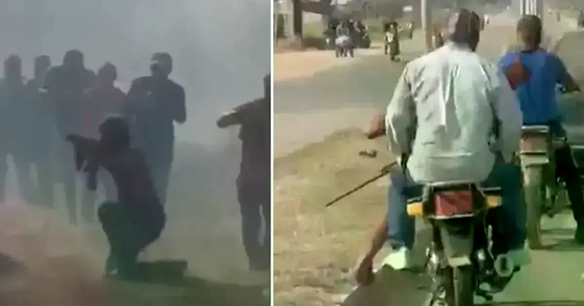 Personas captadas en video con armas