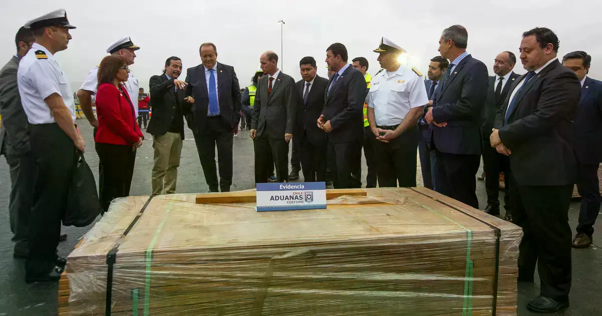 Incautación de droga en Chile