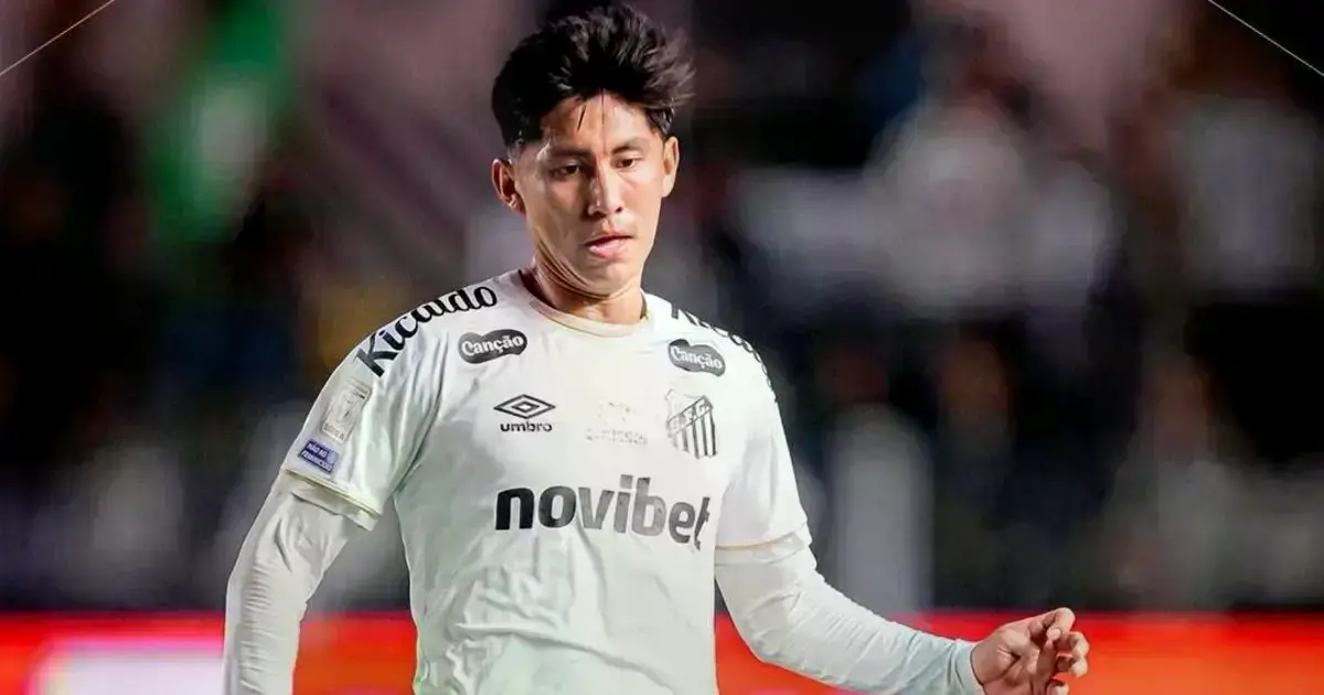 Terceros en un partido del Santos en esta temporada.