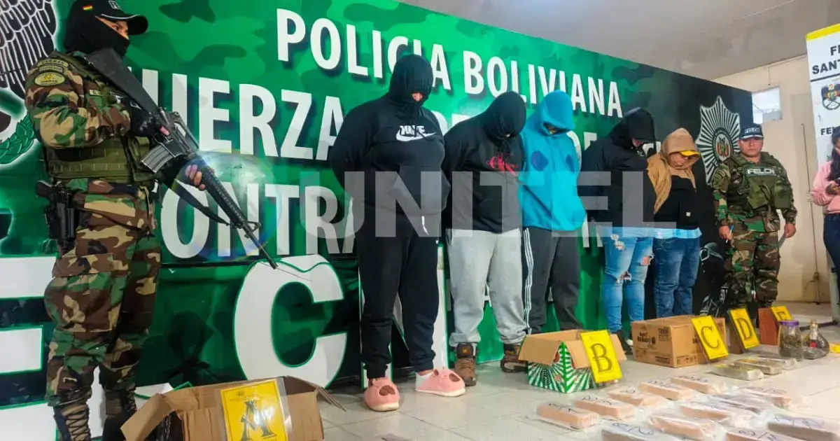 Cinco ciudadanos extranjeros fueron aprehendidos con drogas en una vivienda en La Guardia