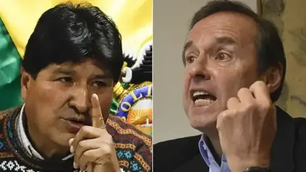 Expresidentes Evo Morales y Jorge Tuto Quiroga